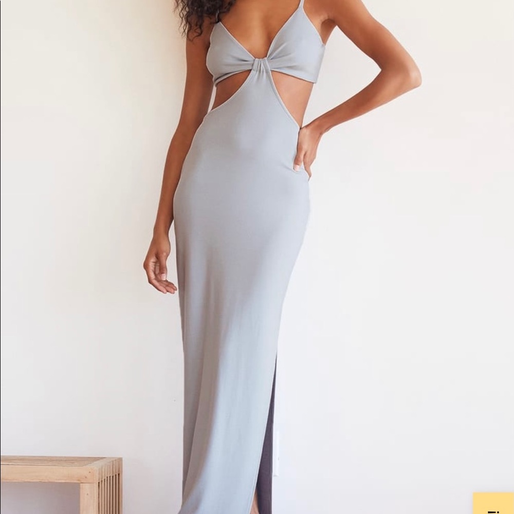 lulus cut out maxi dress